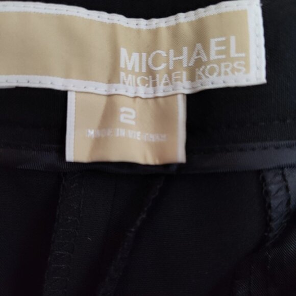 Ladies SZ 2 Michael Michael Kors Black Wear to Work Ankle Pant - Picture 5 of 5